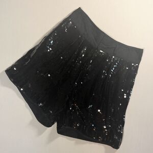 See By Chloe Sequin high rise pleated party shorts